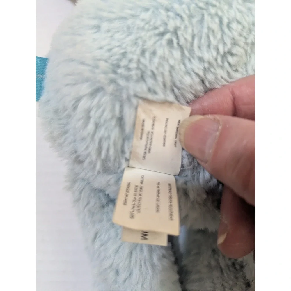 Manhattan‎ Toy Company Blue Elephant Plush Polka Dot Ears Stuffed Animal 336050